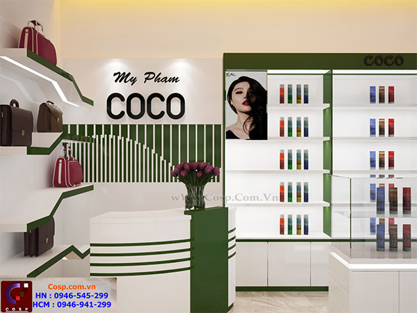 Thiết kế shop mỹ phẩm COCO